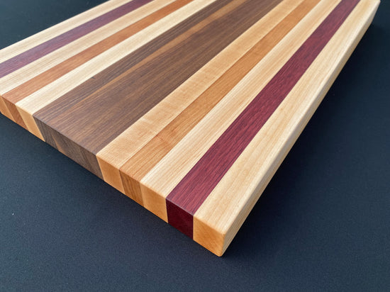 Mixed Wood Edge Grain Cutting Boards